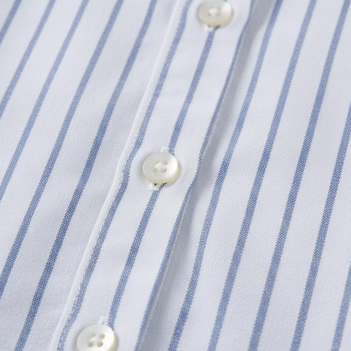 Robe Longue Rayée avec Col à Revers et Manches Longues