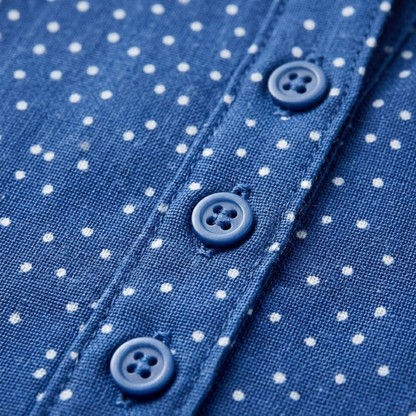 Robe d'Été Mi-Longue Imprimée à Col Rond et Manches Courtes