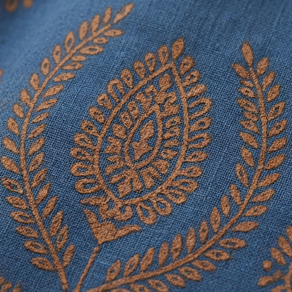 Robe Midi à Manches Longues avec Noeud Frontal et Imprimé