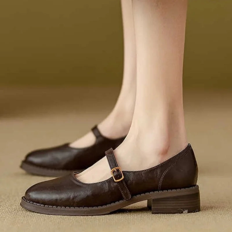 Marine – Chaussures intemporelles à bride