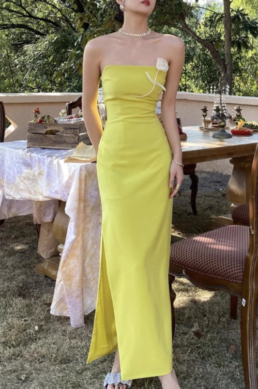 Robe Maxi Brodée à Fleurs
