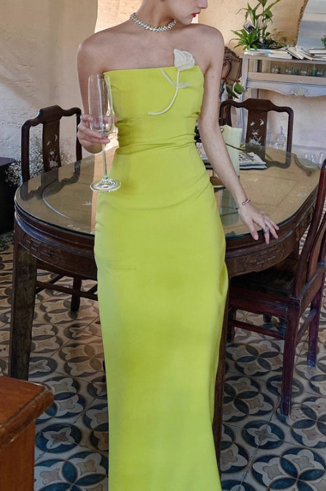 Robe Maxi Brodée à Fleurs